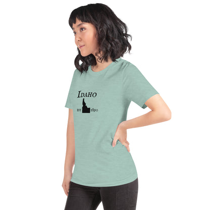 "Idaho Established In 1890" T-Shirt - Weave Got Gifts - Unique Gifts You Won’t Find Anywhere Else!