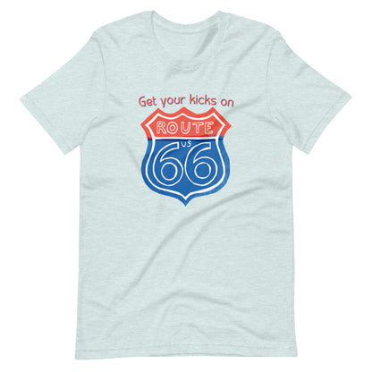 "Get Your Kicks On Route 66" T-Shirt - Weave Got Gifts - Unique Gifts You Won’t Find Anywhere Else!