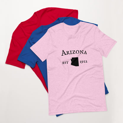 State of Arizona t-shirt with minimalist design
