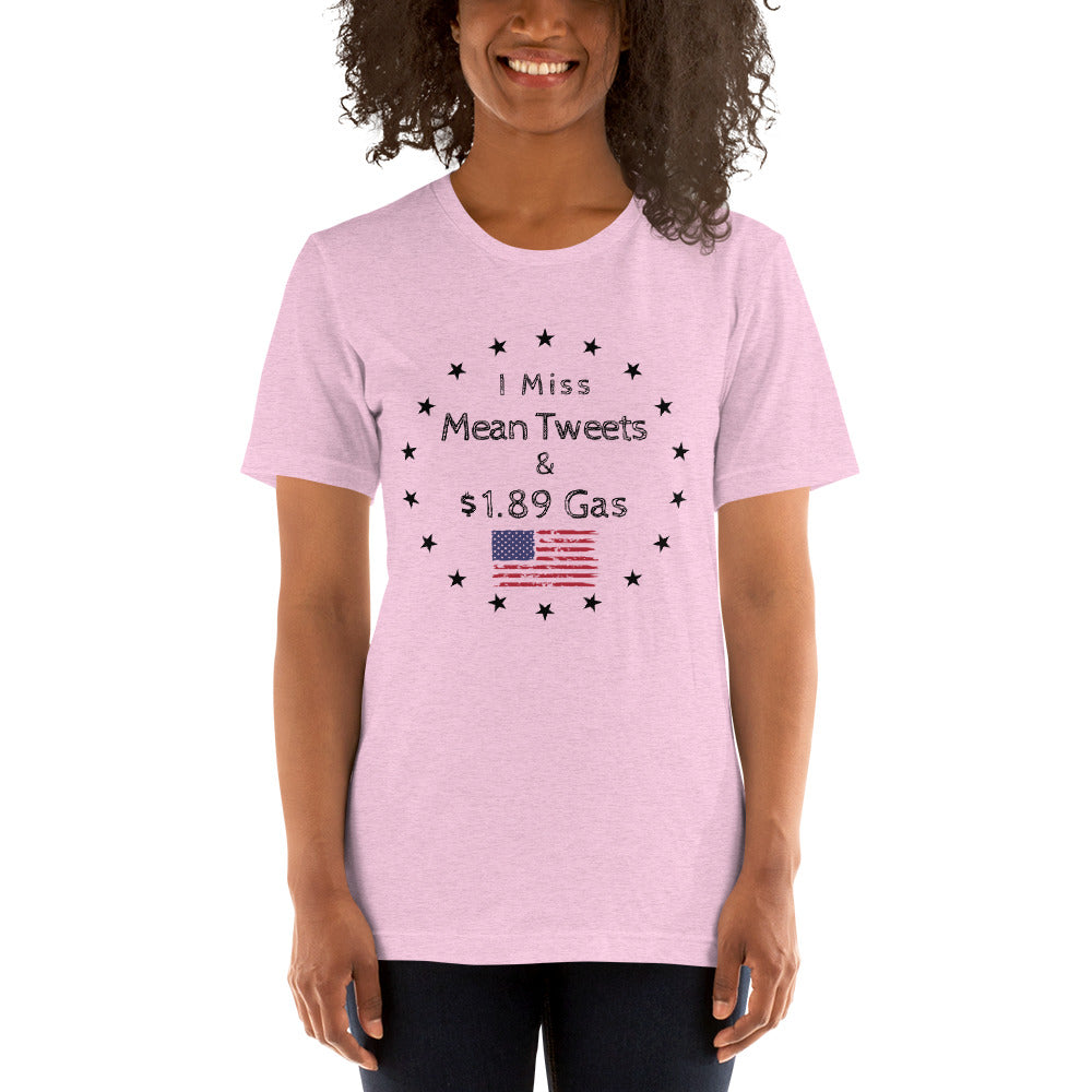 Pro-Trump shirt featuring distressed patriotic graphic
