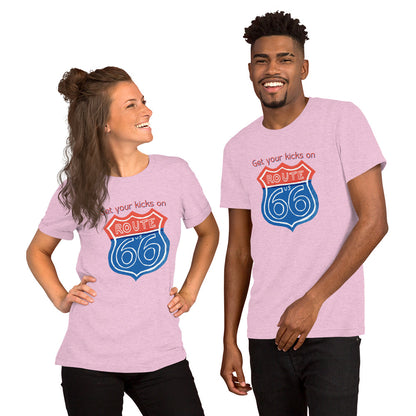 "Get Your Kicks On Route 66" T-Shirt - Weave Got Gifts - Unique Gifts You Won’t Find Anywhere Else!