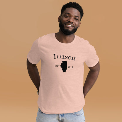 Classic Illinois est. year t-shirt
