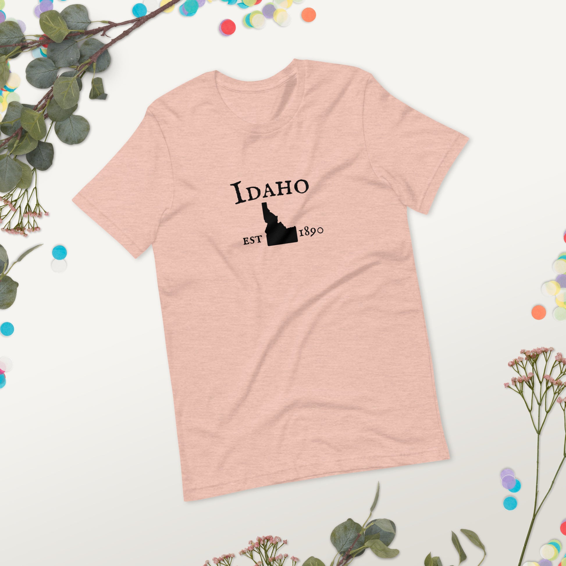 "Idaho Established In 1890" T-Shirt - Weave Got Gifts - Unique Gifts You Won’t Find Anywhere Else!