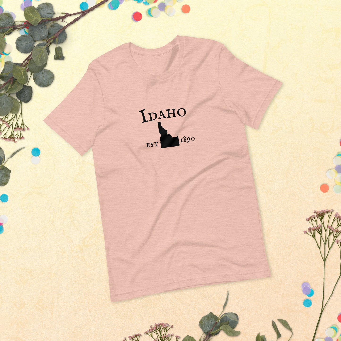 "Idaho Established In 1890" T-Shirt - Weave Got Gifts - Unique Gifts You Won’t Find Anywhere Else!