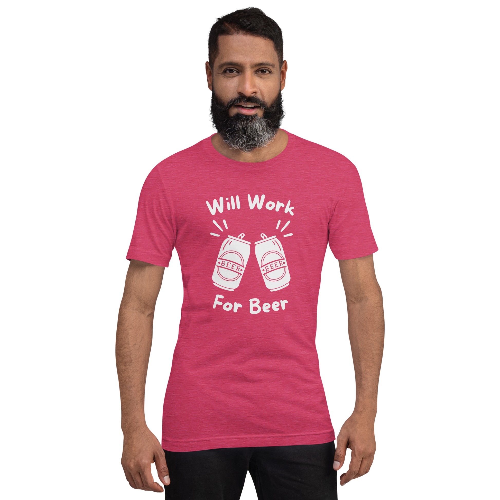 "Will Work, For Beer" T-Shirt - Weave Got Gifts - Unique Gifts You Won’t Find Anywhere Else!