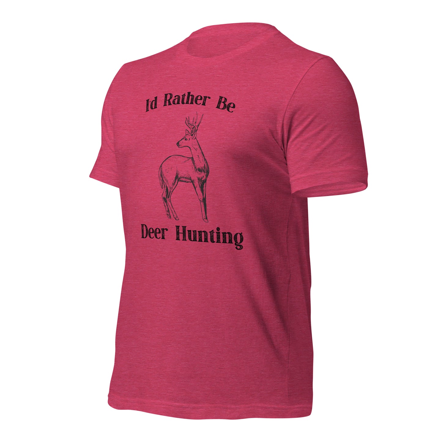 Pre-shrunk deer hunter t-shirt with cotton blend
