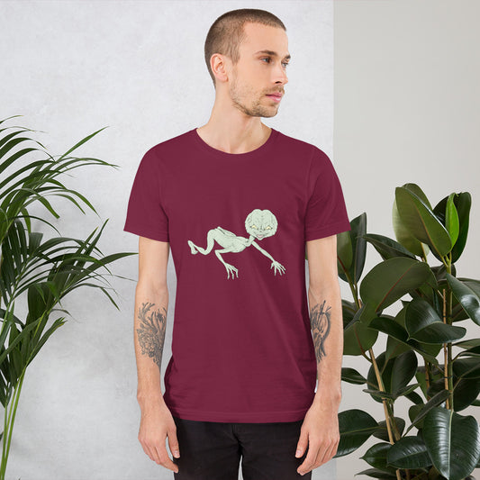 Alien shirt with creepy crawling alien graphic
