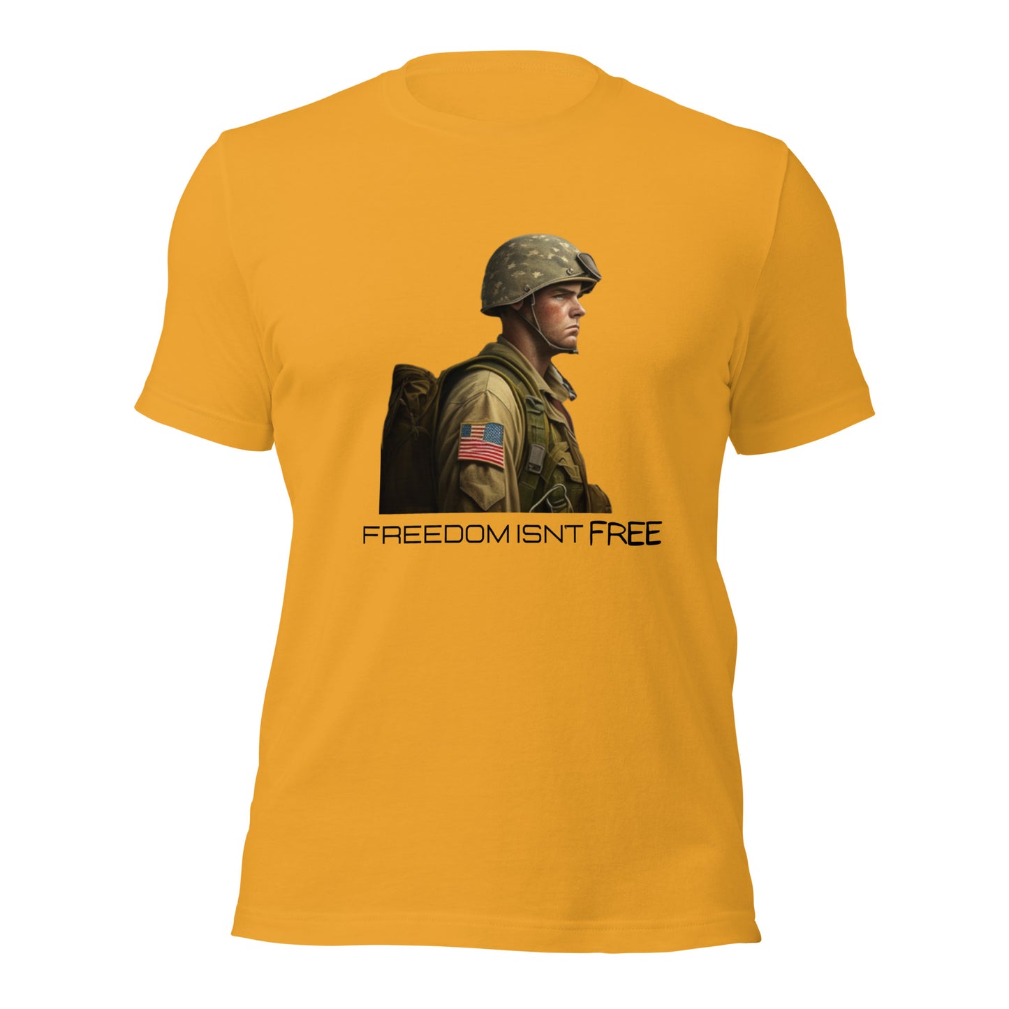 Patriotic American soldier t-shirt for men and women
