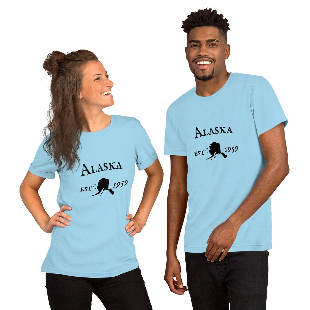 Pre-shrunk Alaska t-shirt.