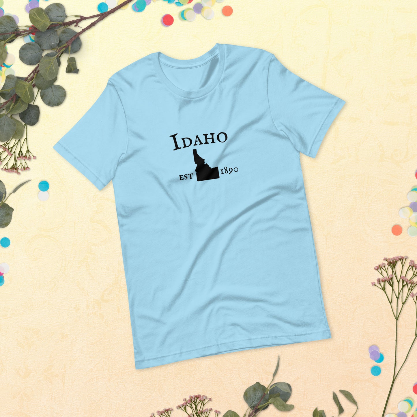 "Idaho Established In 1890" T-Shirt - Weave Got Gifts - Unique Gifts You Won’t Find Anywhere Else!