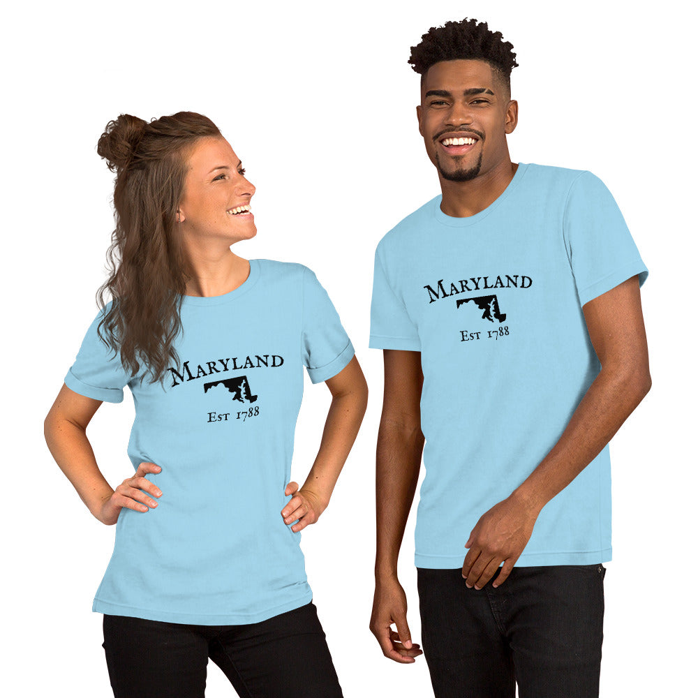 "Maryland Established In 1788" T-Shirt - Weave Got Gifts - Unique Gifts You Won’t Find Anywhere Else!