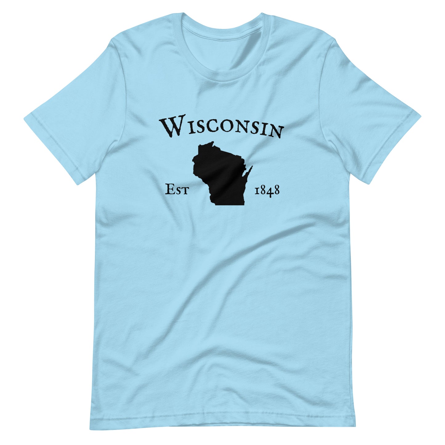 Comfortable Wisconsin t-shirt for state residents
