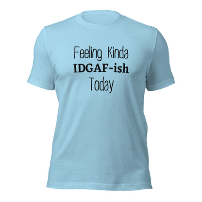 Funny idgaf t-shirt for unapologetic self-expression
