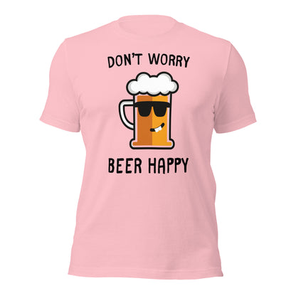 "Don't Worry, Beer Happy" T-Shirt - Weave Got Gifts - Unique Gifts You Won’t Find Anywhere Else!