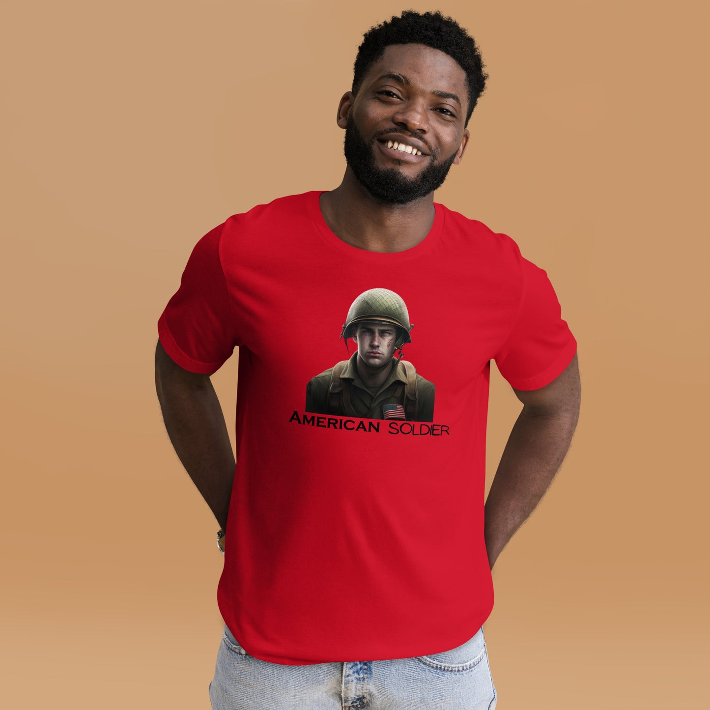 Patriotic American Soldier t-shirt for men and women
