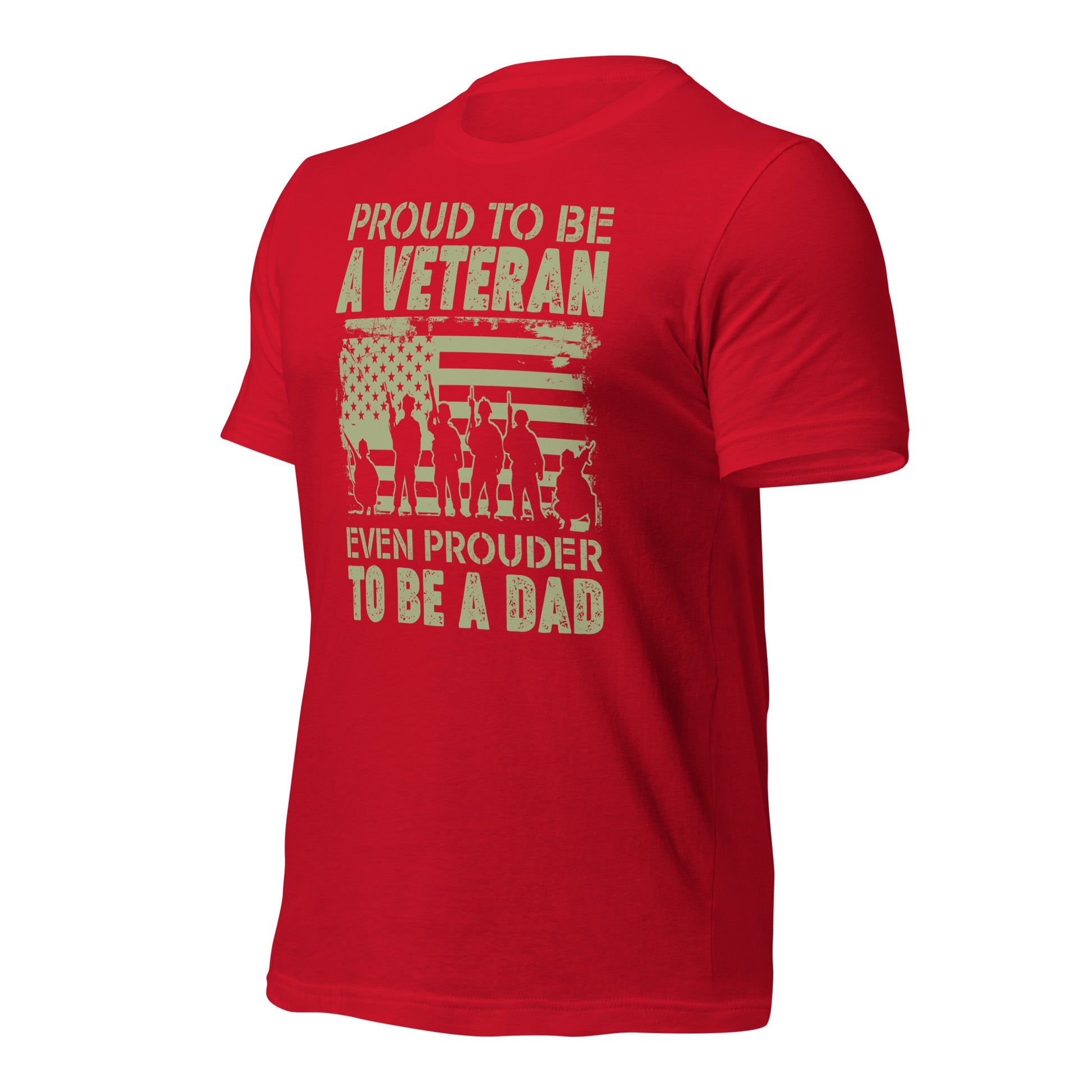 Proud to be a veteran, prouder to be a dad t-shirt
