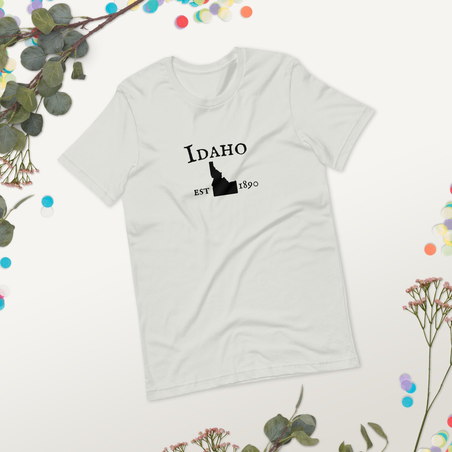 "Idaho Established In 1890" T-Shirt - Weave Got Gifts - Unique Gifts You Won’t Find Anywhere Else!