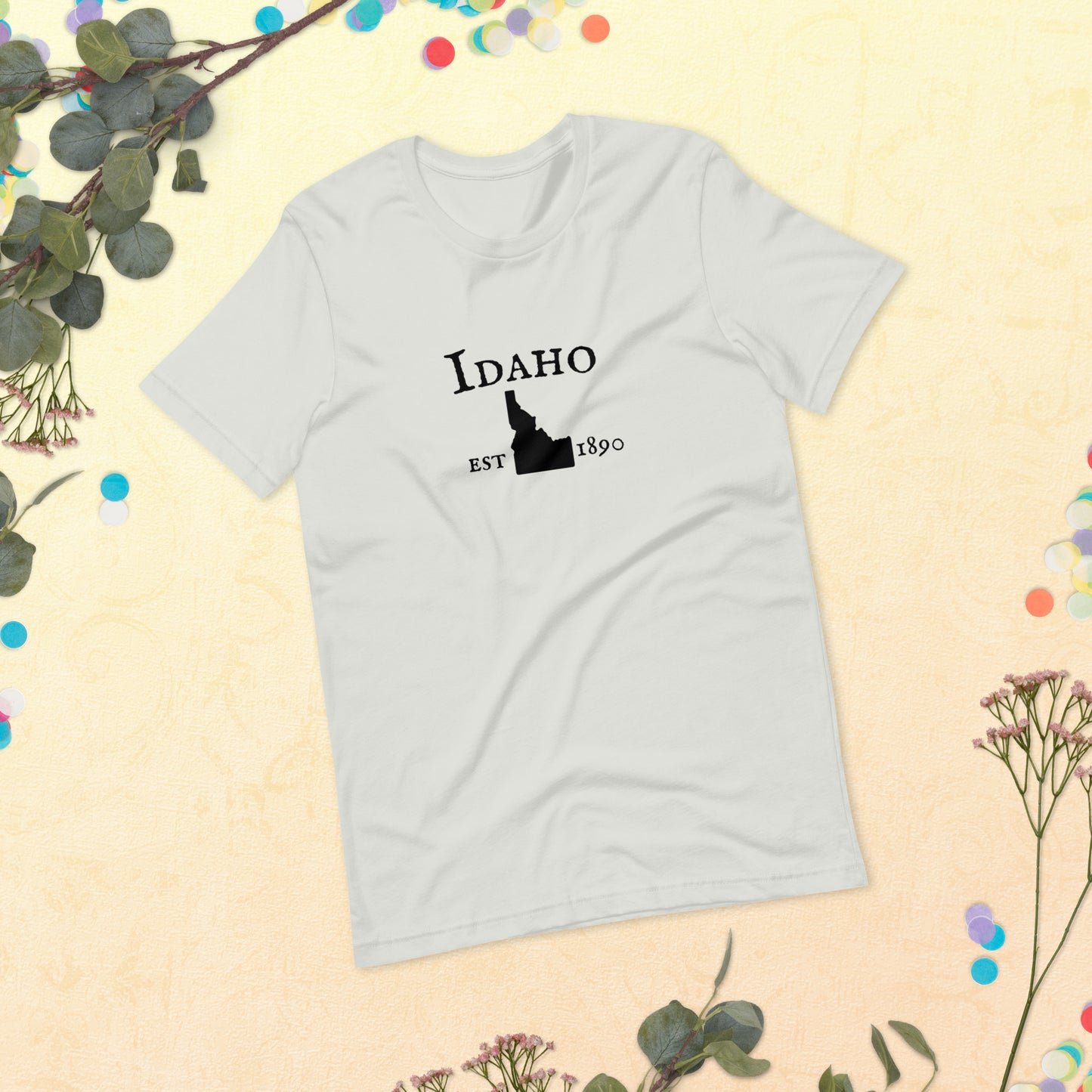 "Idaho Established In 1890" T-Shirt - Weave Got Gifts - Unique Gifts You Won’t Find Anywhere Else!