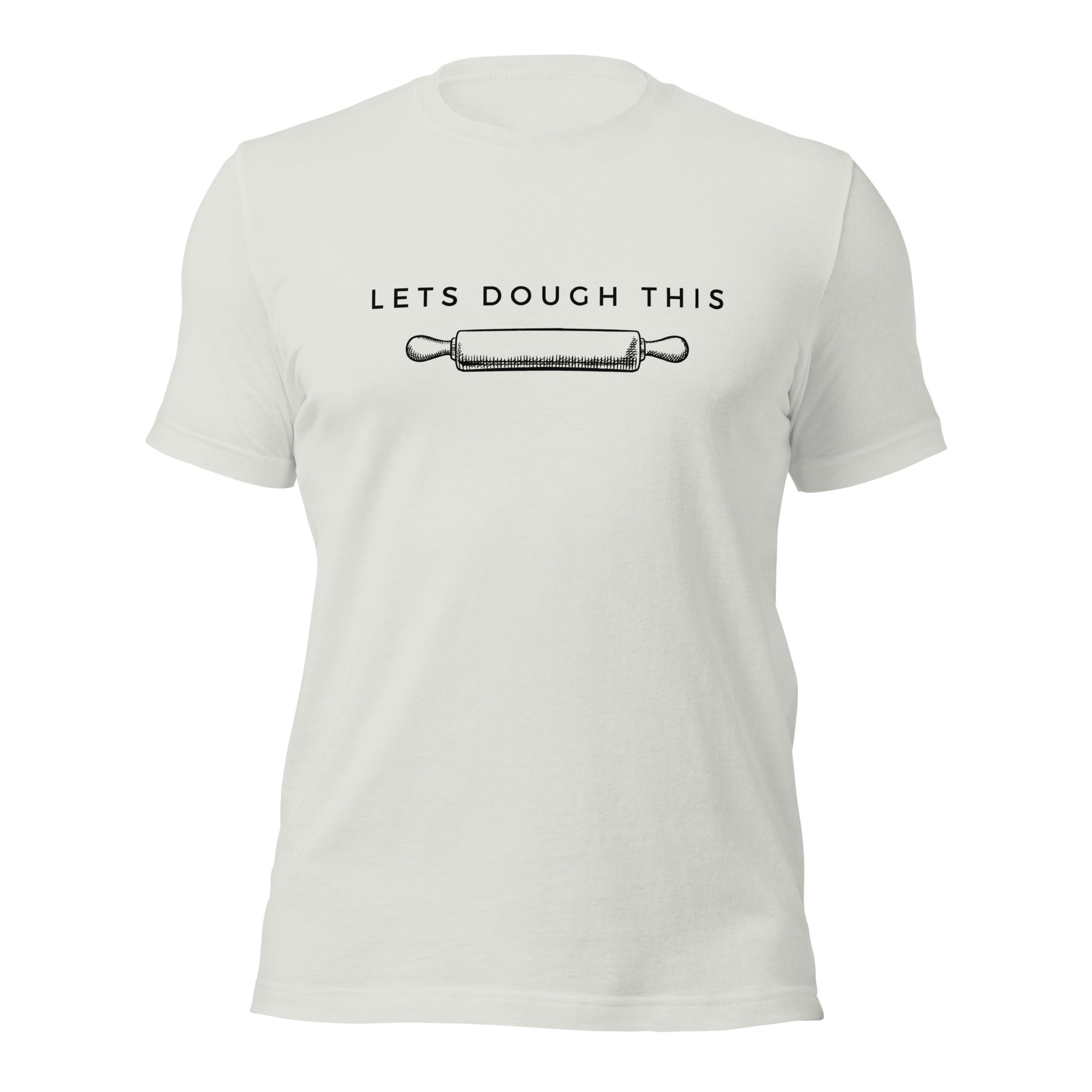 Soft baking t-shirt with fun slogan and rolling pin
