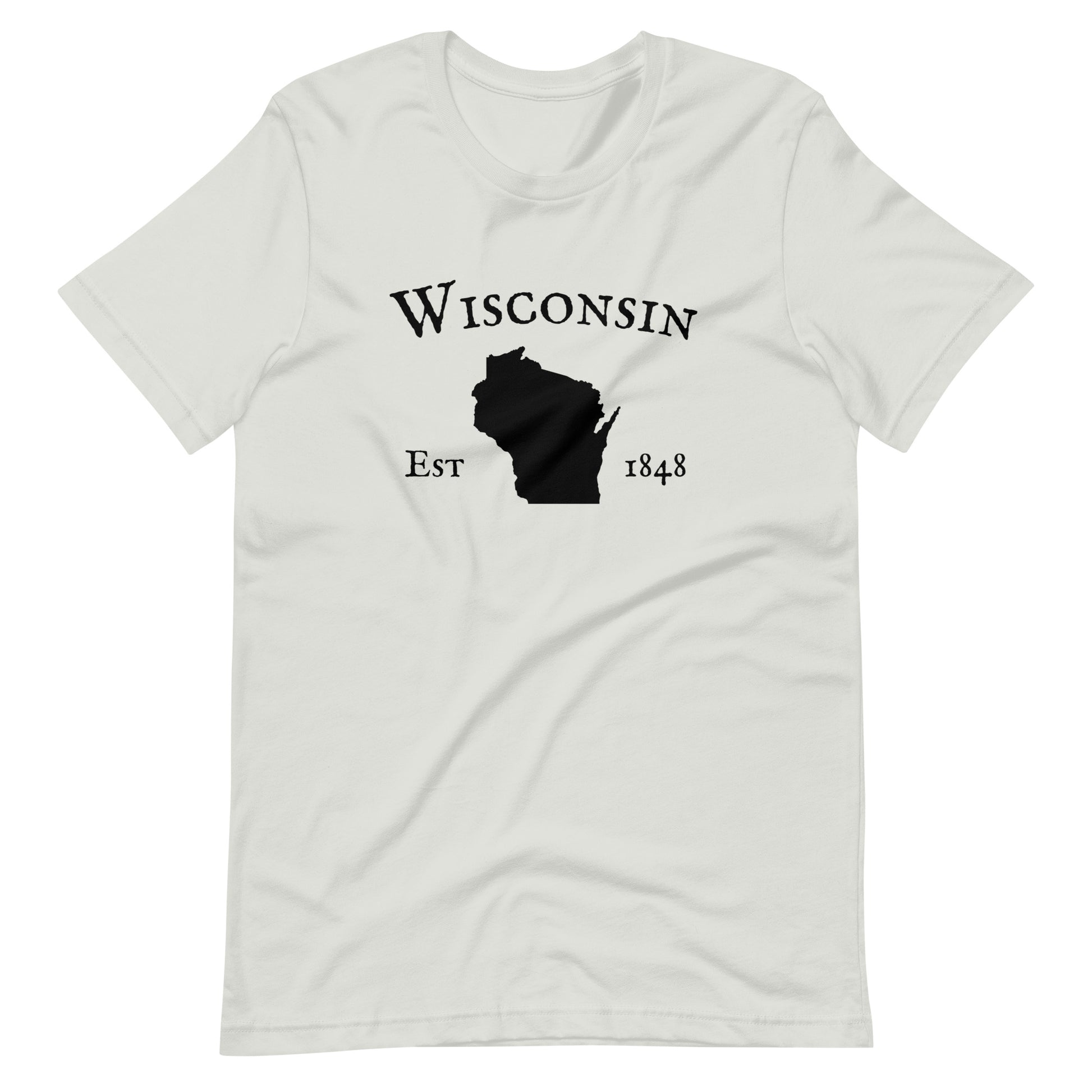 "Wisconsin Established In 1848" T-Shirt - Weave Got Gifts - Unique Gifts You Won’t Find Anywhere Else!