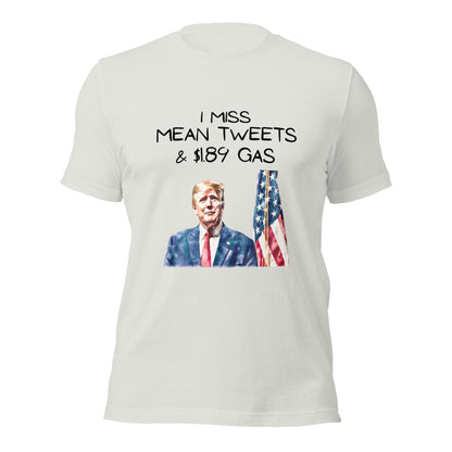 Unisex Trump tee featuring graphic design and political humor
