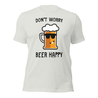 "Don't Worry, Beer Happy" T-Shirt - Weave Got Gifts - Unique Gifts You Won’t Find Anywhere Else!