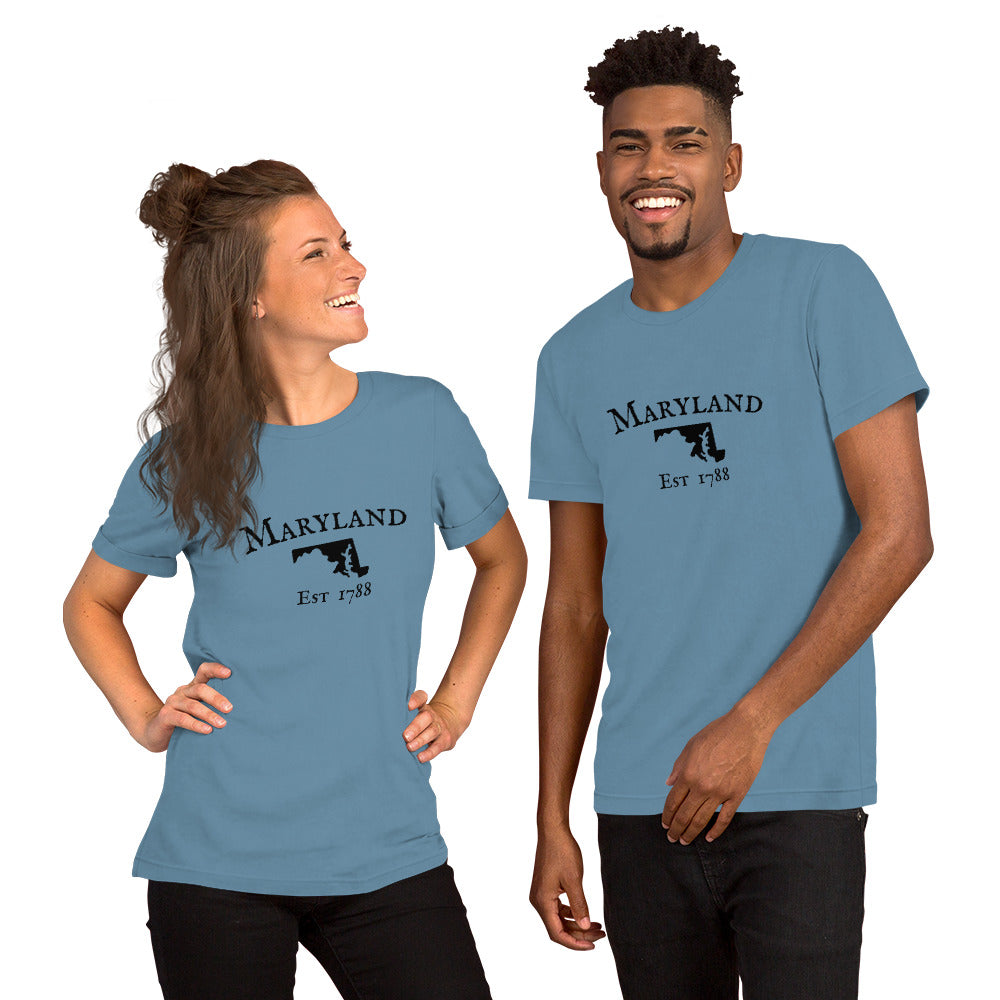 "Maryland Established In 1788" T-Shirt - Weave Got Gifts - Unique Gifts You Won’t Find Anywhere Else!