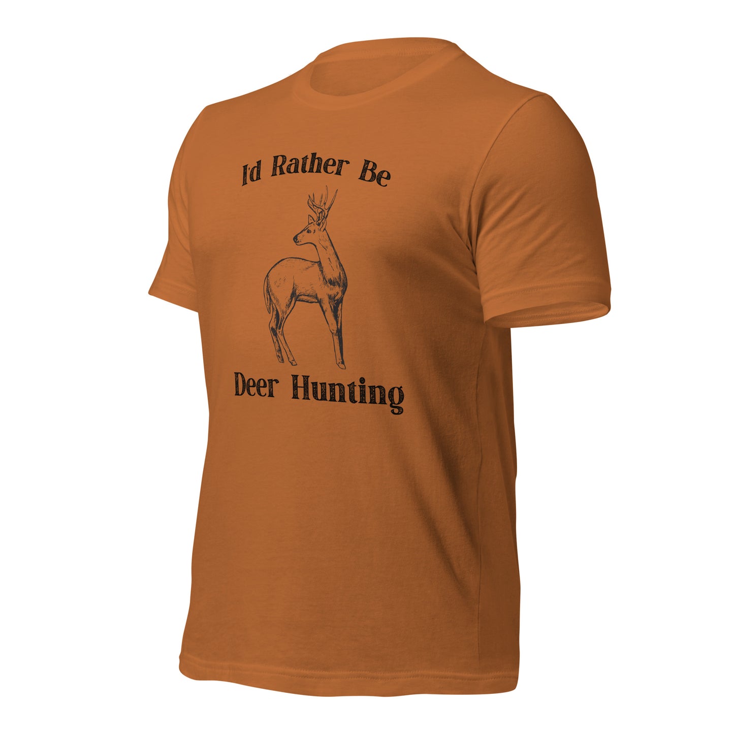 Casual deer hunting shirt with text design
