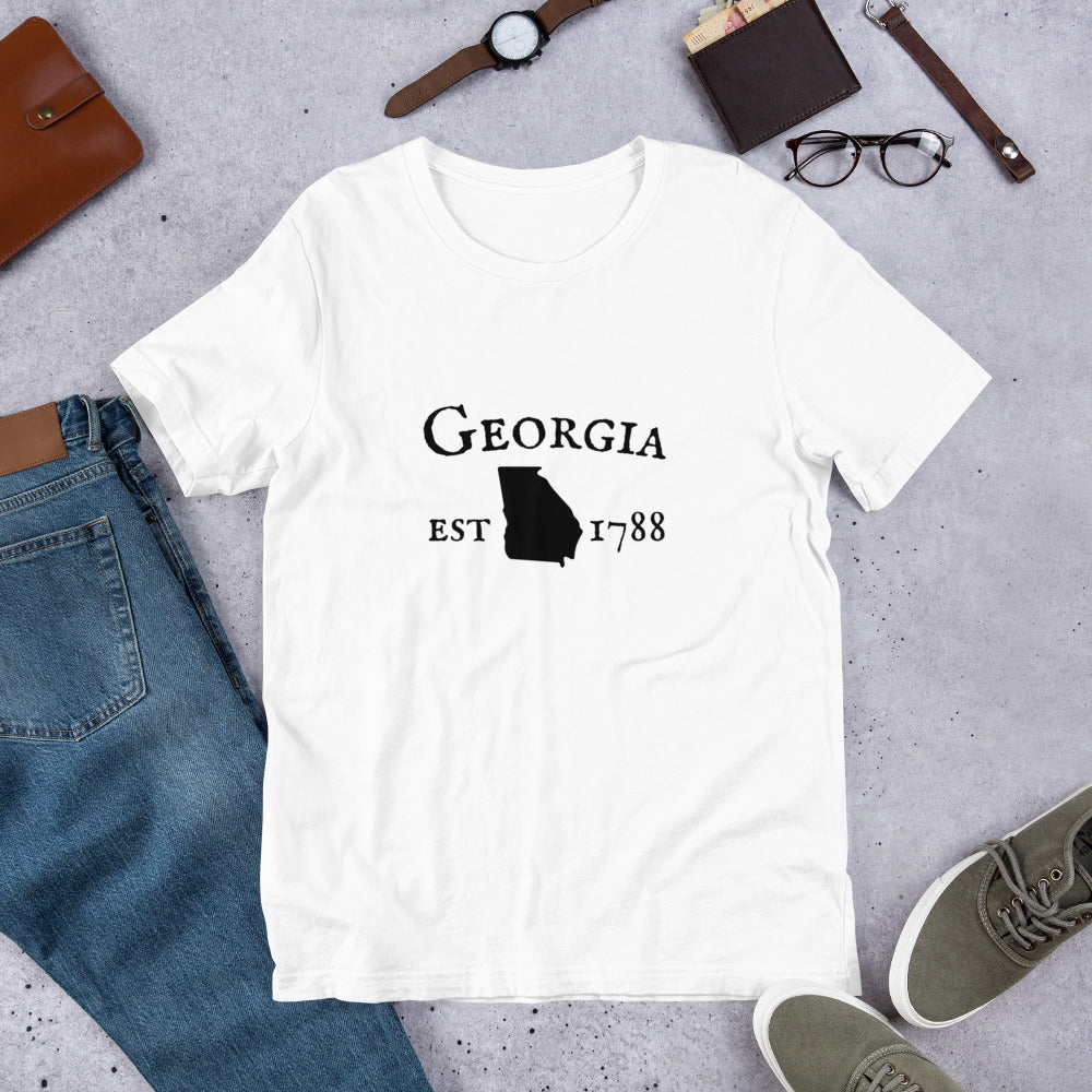 Georgia shirt with classic state design for men and women
