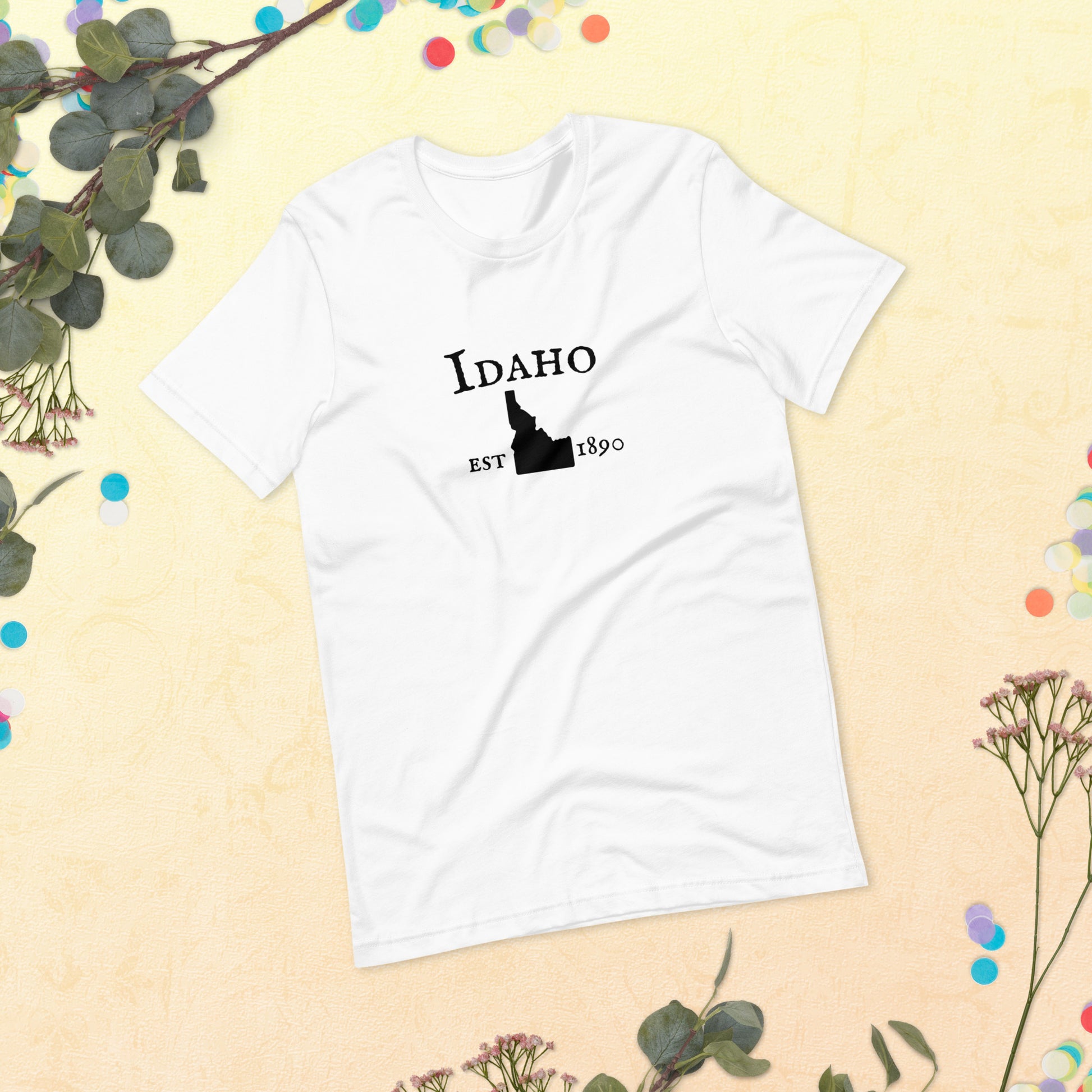 "Idaho Established In 1890" T-Shirt - Weave Got Gifts - Unique Gifts You Won’t Find Anywhere Else!