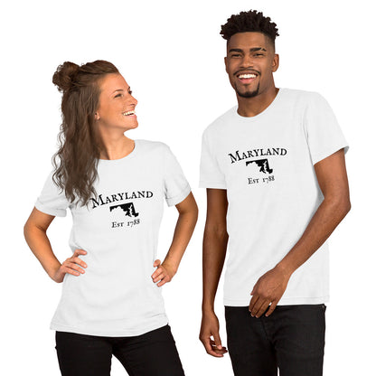 "Maryland Established In 1788" T-Shirt - Weave Got Gifts - Unique Gifts You Won’t Find Anywhere Else!