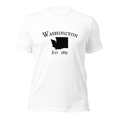 "Washington Established In 1889" T-Shirt - Weave Got Gifts - Unique Gifts You Won’t Find Anywhere Else!