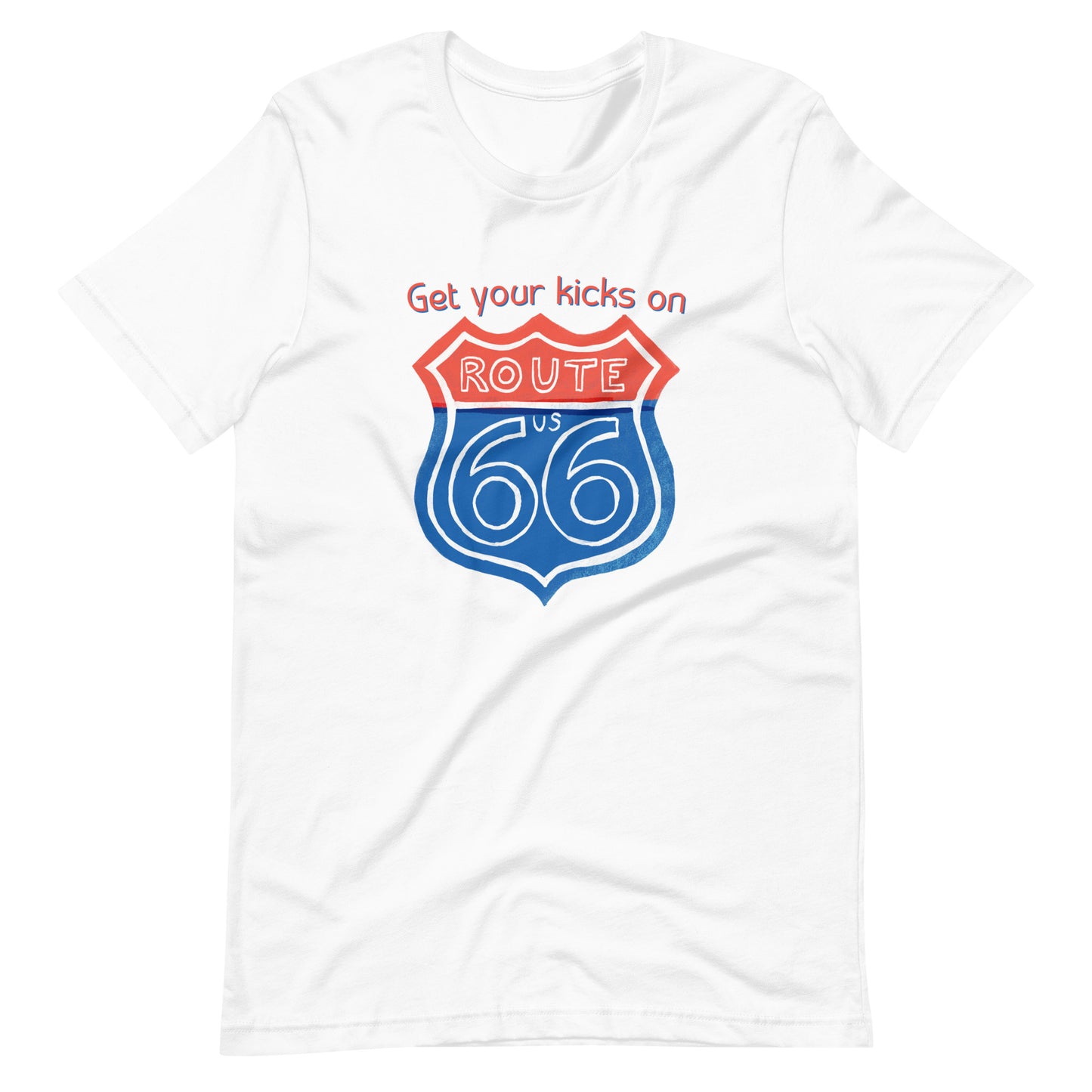 "Get Your Kicks On Route 66" T-Shirt - Weave Got Gifts - Unique Gifts You Won’t Find Anywhere Else!