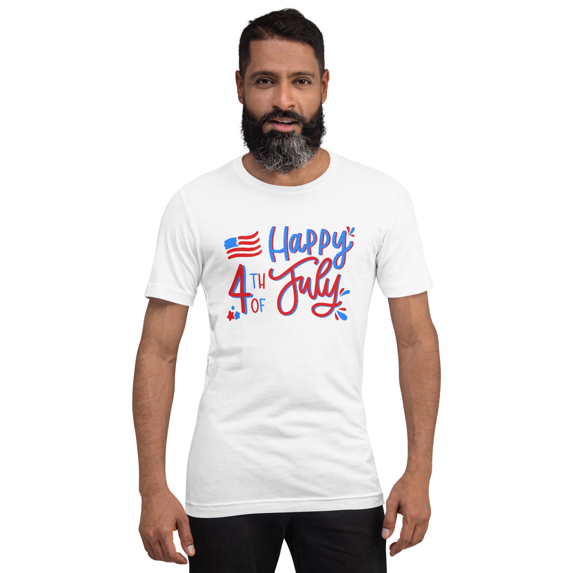 "Happy 4th Of July" T-Shirt - Weave Got Gifts - Unique Gifts You Won’t Find Anywhere Else!