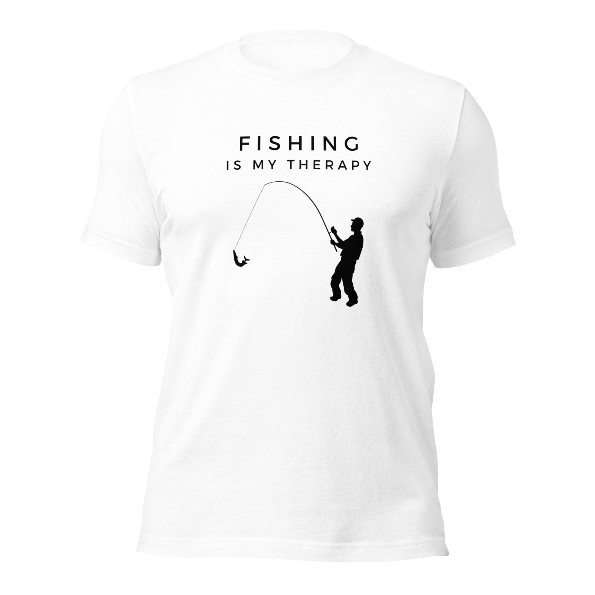 "Fishing Is My Therapy" T-Shirt - Weave Got Gifts - Unique Gifts You Won’t Find Anywhere Else!