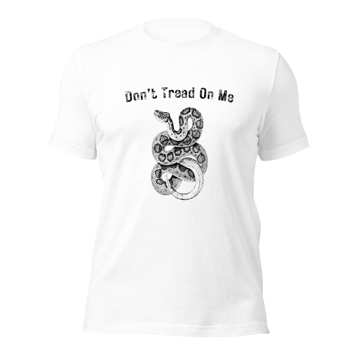 Bold Gadsden flag t-shirt for American patriots
