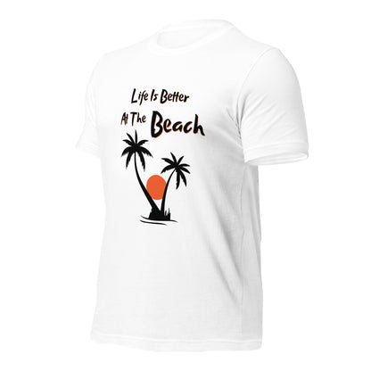 “Life Is Better At The Beach” T-Shirt - Weave Got Gifts - Unique Gifts You Won’t Find Anywhere Else!