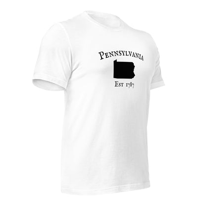 "Pennsylvania Established In 1787" T-Shirt - Weave Got Gifts - Unique Gifts You Won’t Find Anywhere Else!