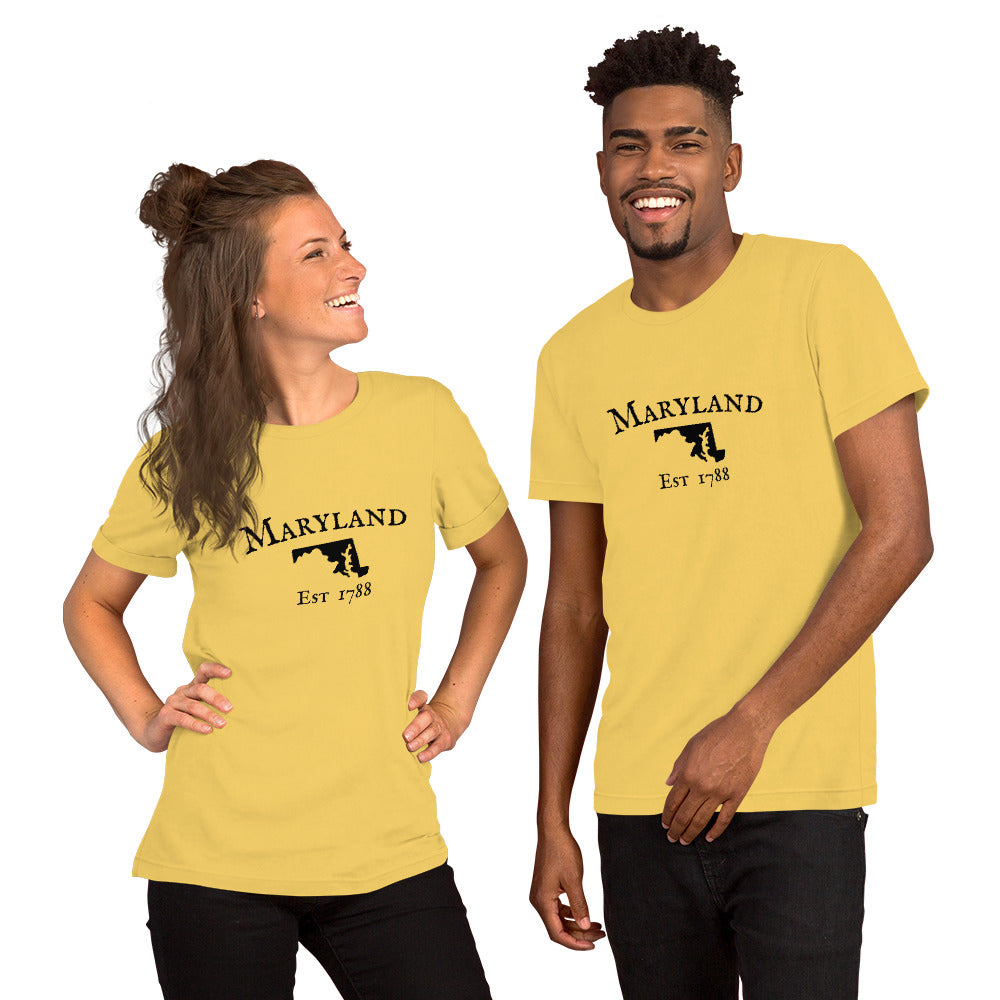 "Maryland Established In 1788" T-Shirt - Weave Got Gifts - Unique Gifts You Won’t Find Anywhere Else!