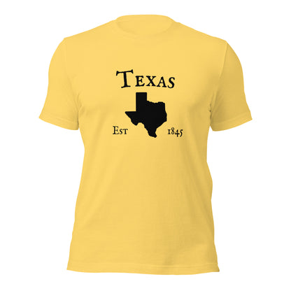 "Texas Established In 1845" T-Shirt - Weave Got Gifts - Unique Gifts You Won’t Find Anywhere Else!