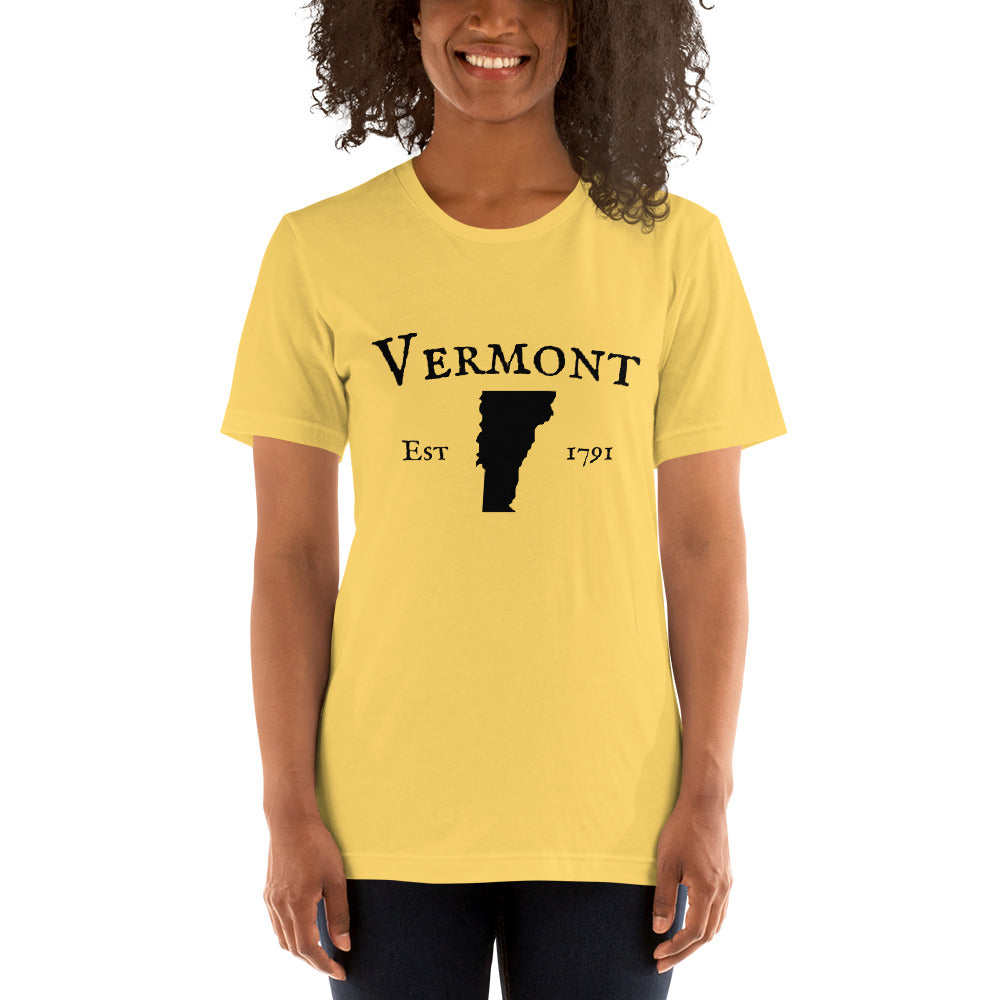 "Vermont Established In 1791" T-Shirt - Weave Got Gifts - Unique Gifts You Won’t Find Anywhere Else!