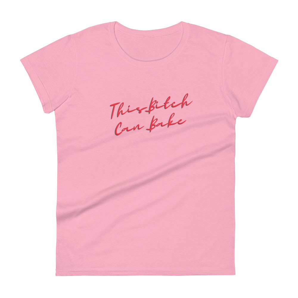 Pre-shrunk funny baking t-shirt for women
