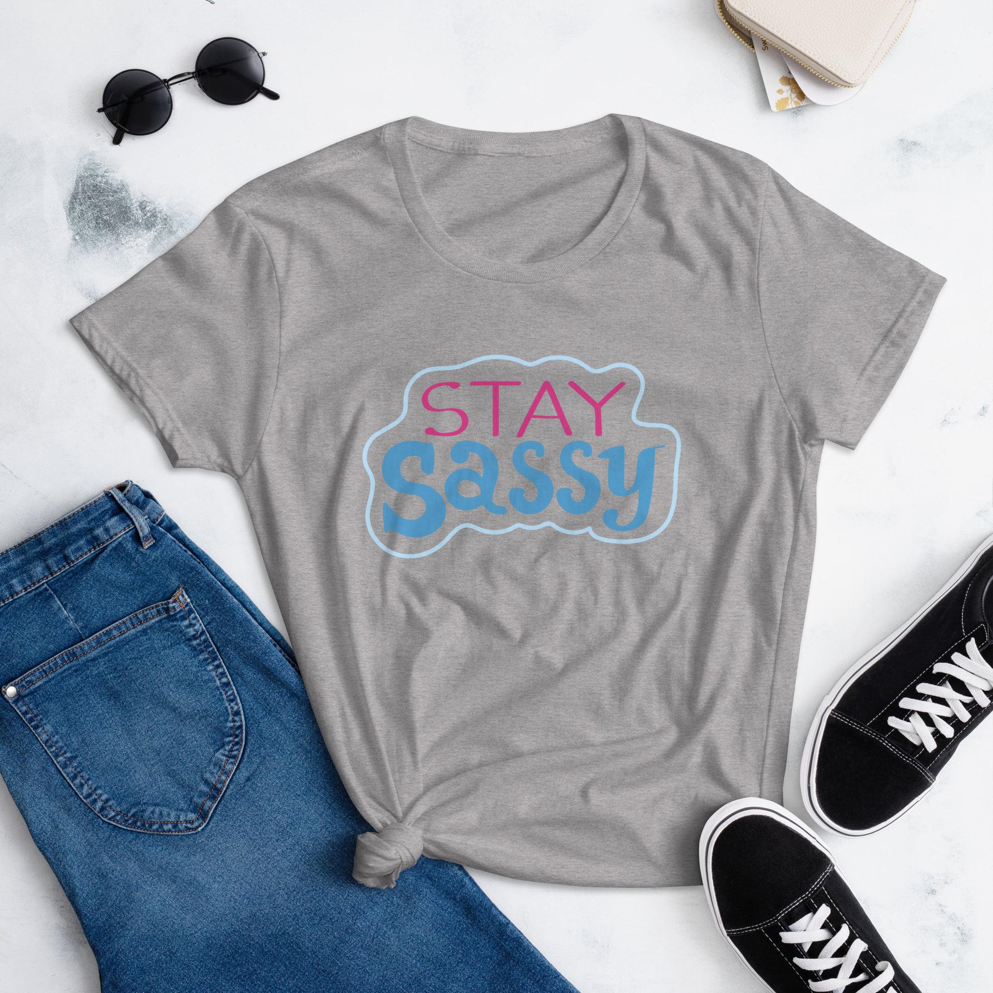 "Stay Sassy" Women's T-Shirt - Weave Got Gifts - Unique Gifts You Won’t Find Anywhere Else!