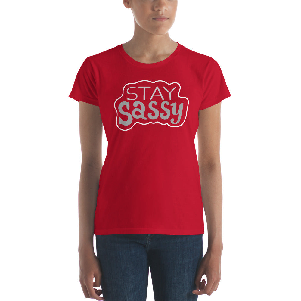 Sassy women’s t-shirt for casual and night-out looks
