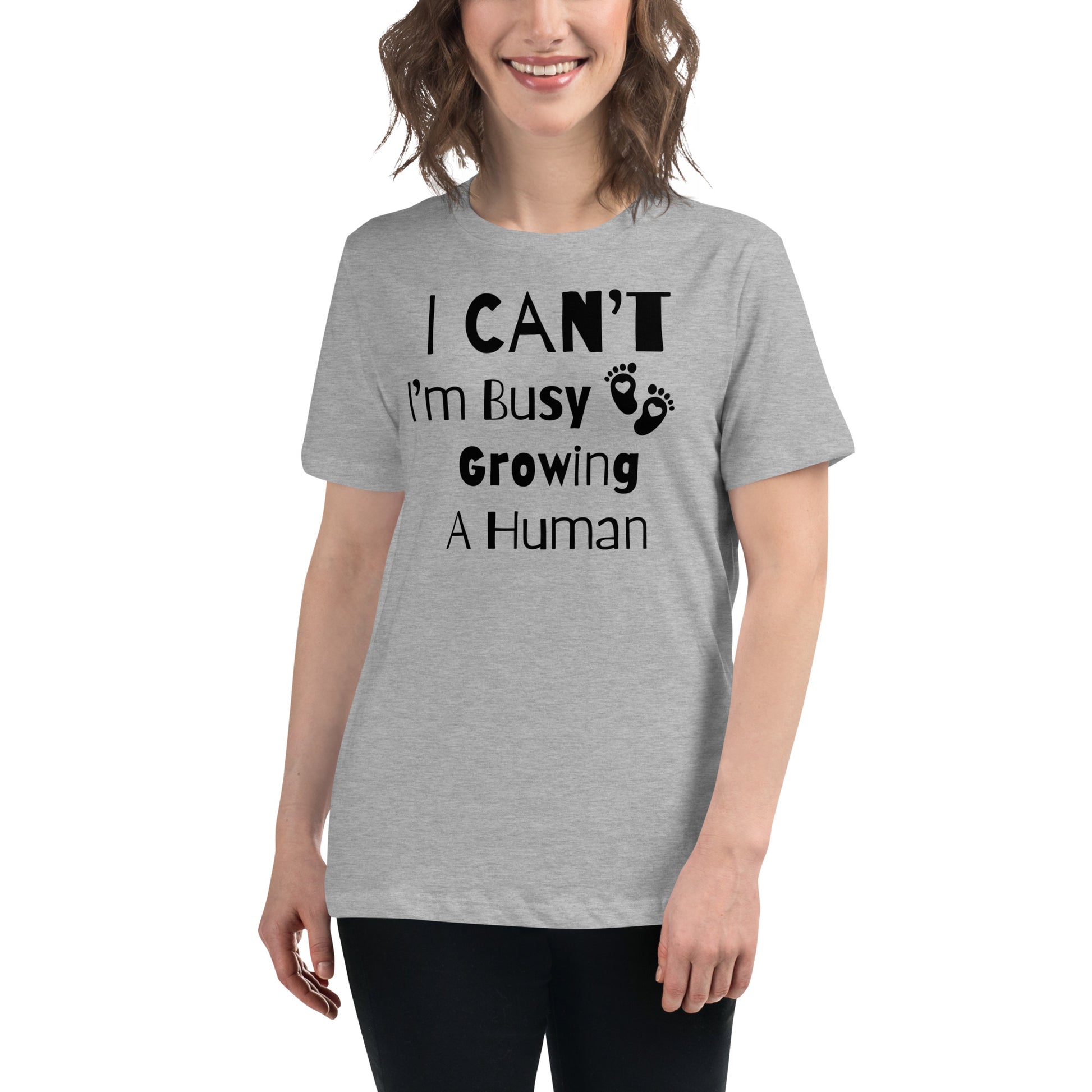 "I Can't, I'm Busy Growing A Human" Women's Shirt - Weave Got Gifts - Unique Gifts You Won’t Find Anywhere Else!